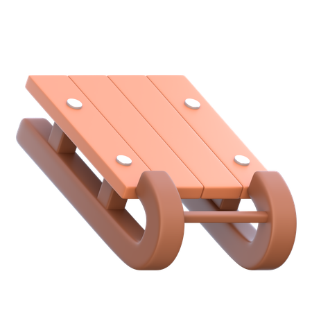 Sled  3D Icon