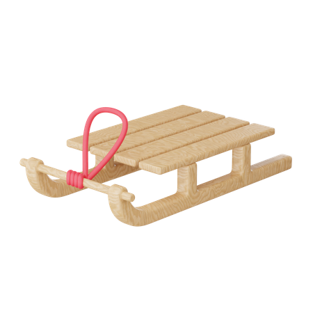 Sled  3D Icon