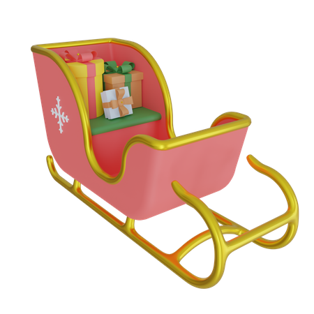 Sledge Gift  3D Icon
