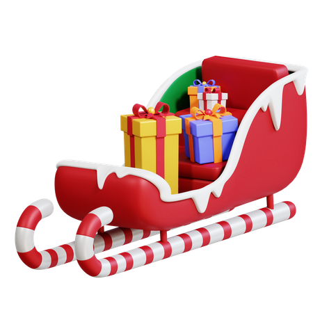 Sledge Gift  3D Icon