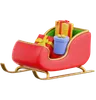Sledge With Gift Boxes