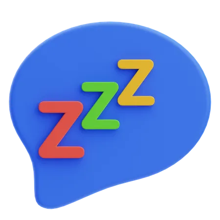 Sleep  3D Icon