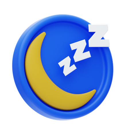 Sleep  3D Icon