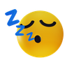 3d for emoji sleep
