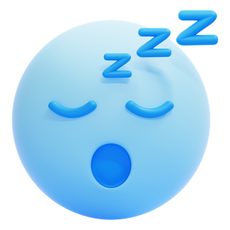 Sleep Emoji  3D Icon