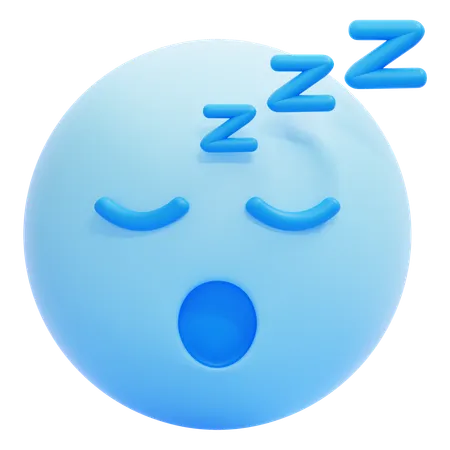 Sleep Emoji  3D Icon