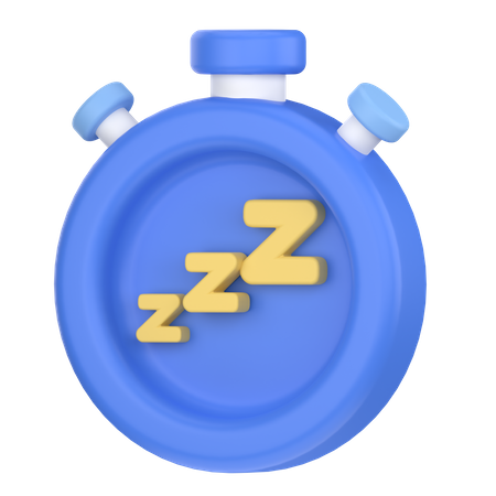 Sleep time  3D Icon