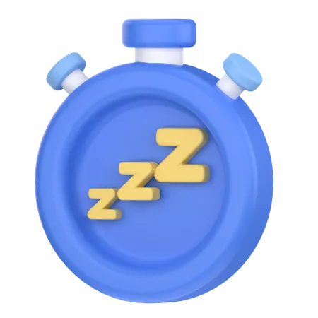 Sleep time  3D Icon