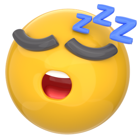 Sleeping  3D Icon