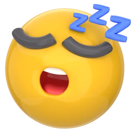Sleeping  3D Icon
