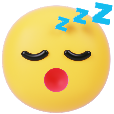 Sleeping  3D Icon