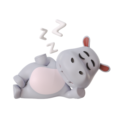 Sleeping  3D Icon