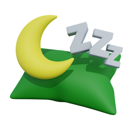 Sleeping  3D Icon