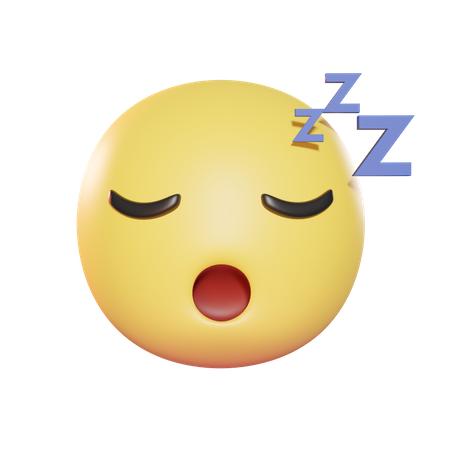 Sleeping  3D Icon