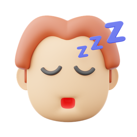 Sleeping 3D Illustration