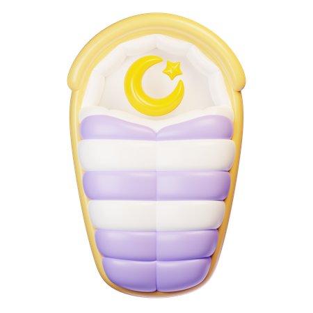 Sleeping bag  3D Icon