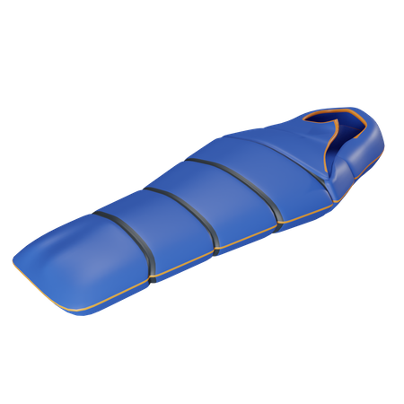 Sleeping Bag  3D Illustration