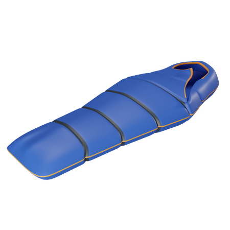 Sleeping Bag 3D Illustration
