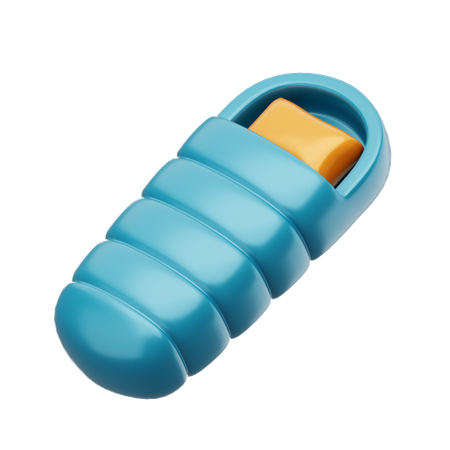 Sleeping Bag Outdoor  3D Icon