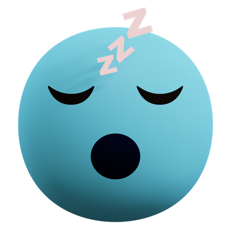 Sleeping Emoji  3D Icon