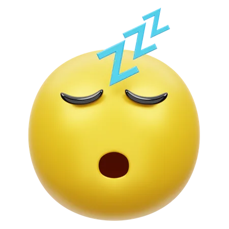 Sleeping Emoji  3D Emoji