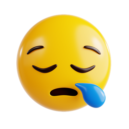 Sleeping Emoji  3D Icon