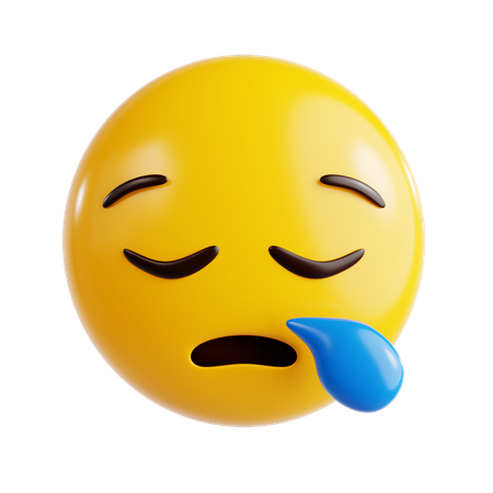 Sleeping Emoji  3D Icon