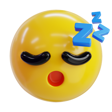 Sleeping Emoji  3D Icon