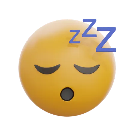 Sleeping Face  3D Icon