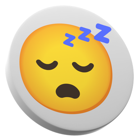 Sleeping Face  3D Icon