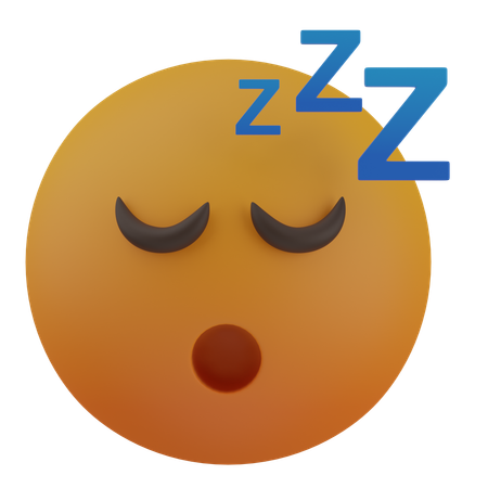 Sleeping Face  3D Icon