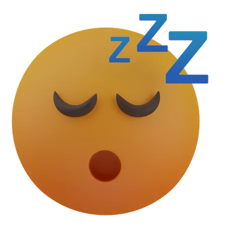 Sleeping Face  3D Icon