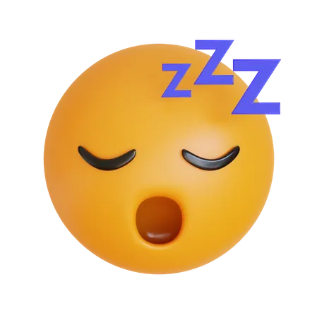 Sleeping Face  3D Icon