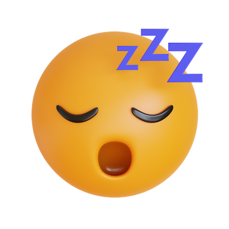 Sleeping Face  3D Icon