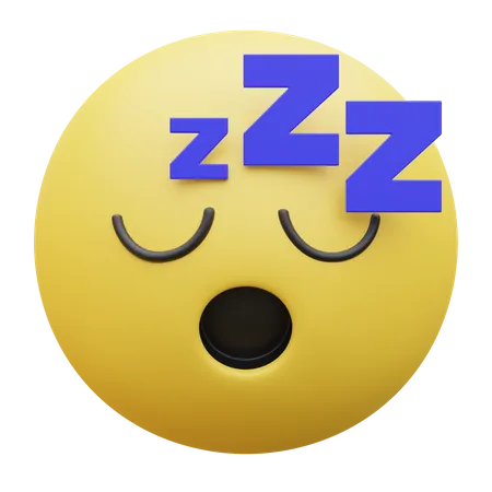 Sleeping Face 3 D Icon Illustration 3D Icon