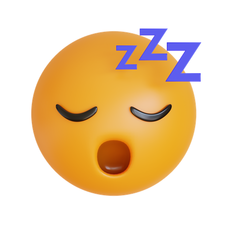 Sleeping Face  3D Icon