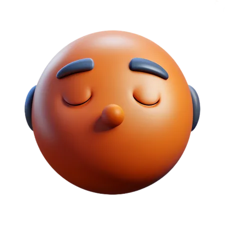 Sleeping face emoji  3D Icon