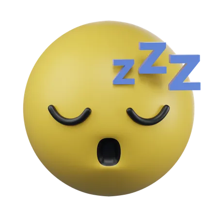 Sleeping Face Emoji  3D Icon