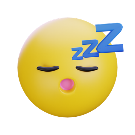 寝顔の絵文字  3D Icon
