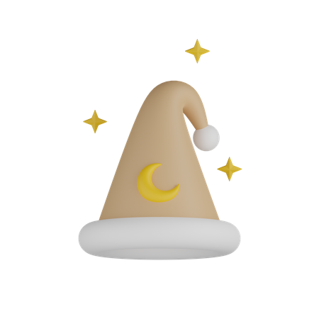 Sleeping Hat 3D Icon