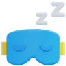 sleeping mask 3d logos