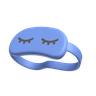 sleeping mask 3d logo