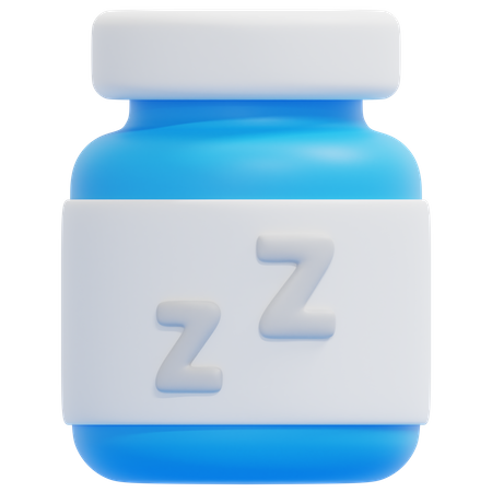 Sleeping Pills  3D Icon
