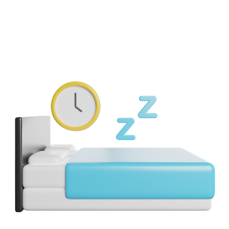 睡眠時間  3D Icon