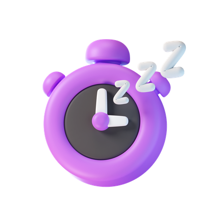 Sleeping Time  3D Icon