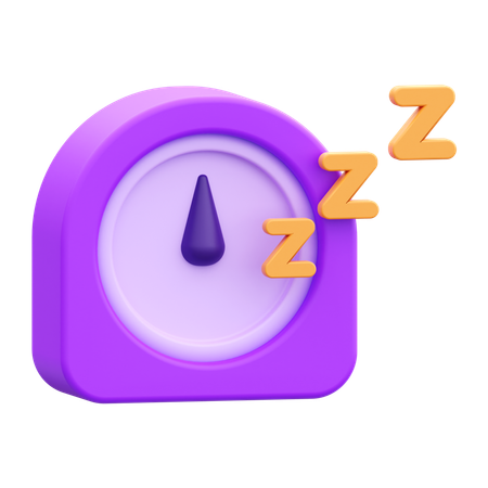 Sleeping Time  3D Icon