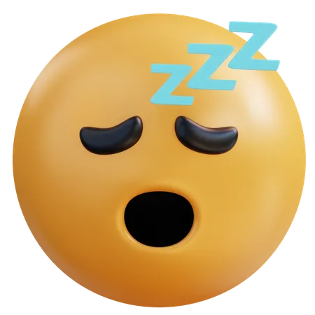 Sleepy  3D Icon