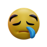 sleepy face emoji graphics