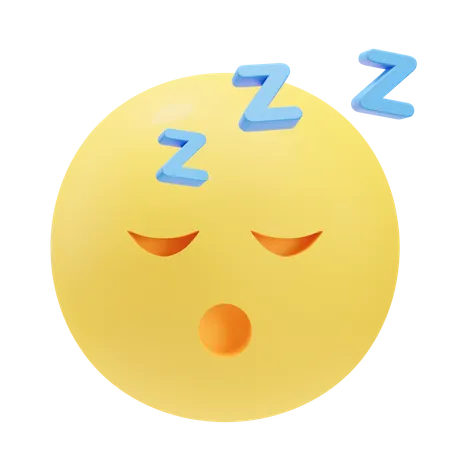 Sleepy Emoji  3D Icon