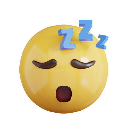 Sleepy Emoji  3D Icon